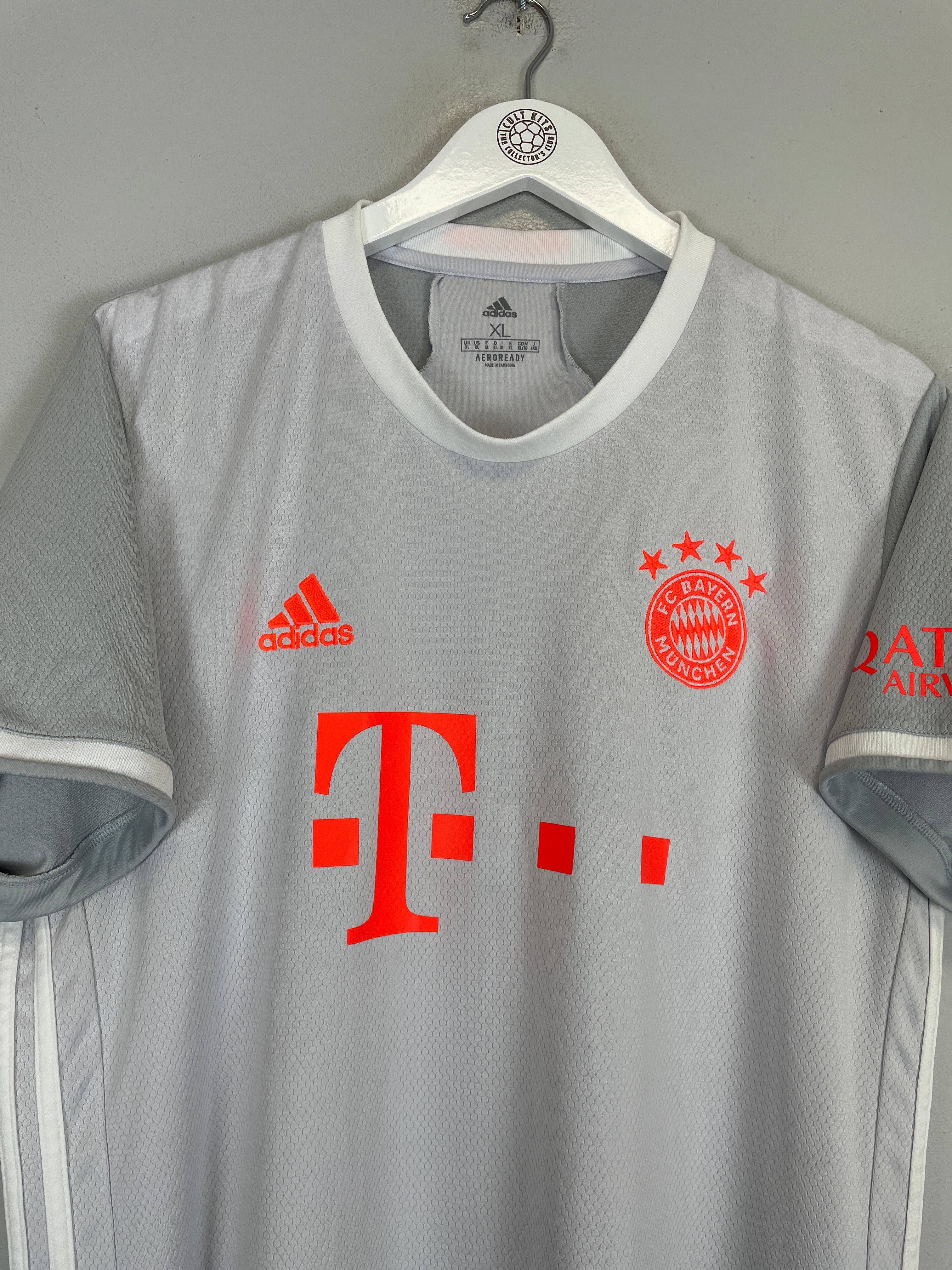 Shop 2020/21 BAYERN MUNICH AWAY SHIRT (XL) ADIDAS, classic football shirts, vintage football shirts & retro soccer jerseys at Cult Kits