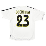 2003/04 Real Madrid Beckham #23 Home Shirt (M) Adidas