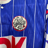 Shop 1989/90 AJAX AWAY SHIRT (L) UMBRO, classic football shirts, vintage football shirts & retro soccer jerseys at Cult Kits