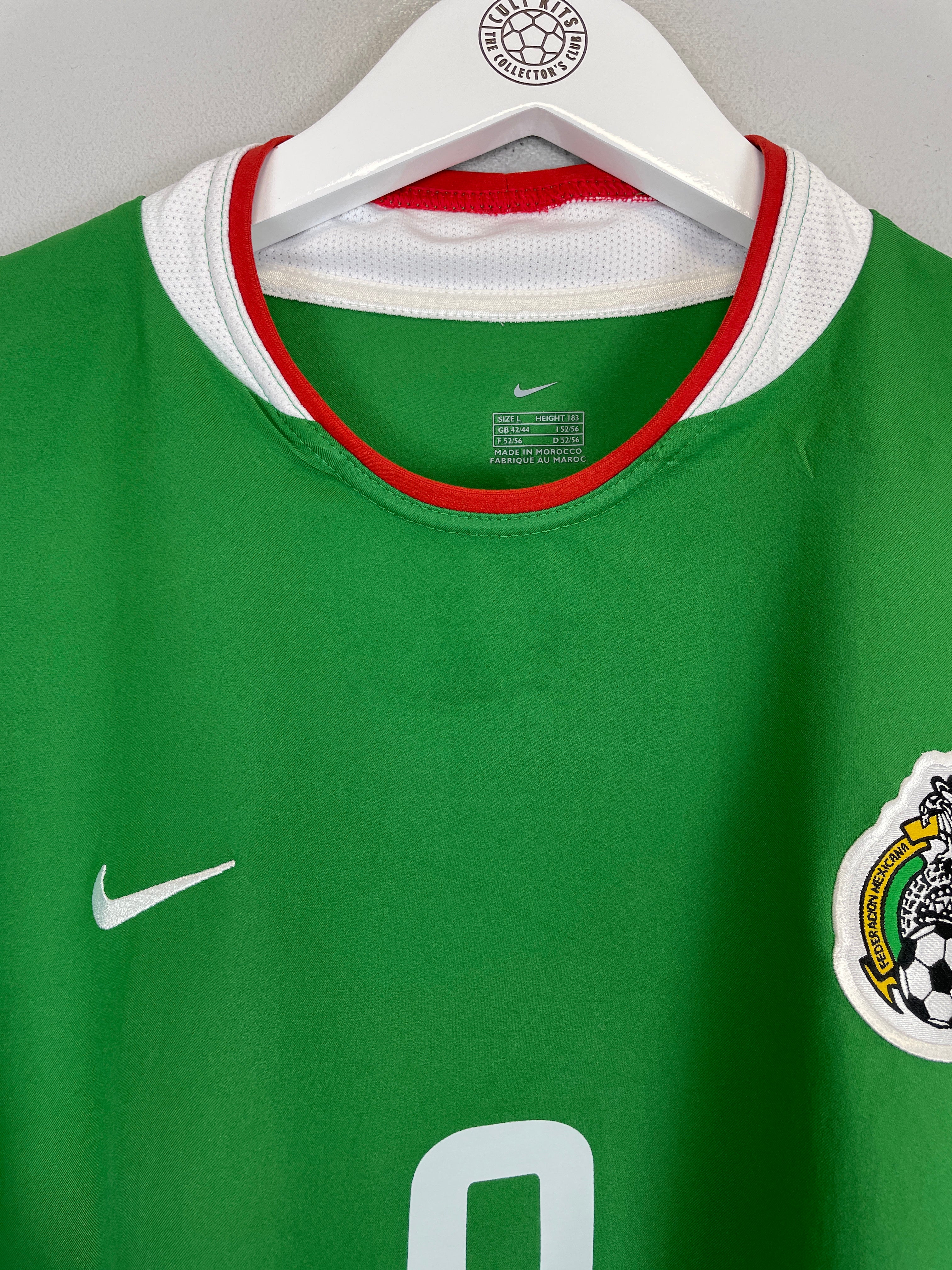 Shop 2003/04 MEXICO P.PARDO #8 HOME SHIRT (L) NIKE, classic football shirts, vintage football shirts & retro soccer jerseys at Cult Kits