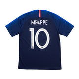 2018 France Mbappe #10 Home Shirt (M) Nike