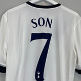 2015/16 TOTTENHAM SON #7 HOME SHIRT (L) UNDER ARMOUR