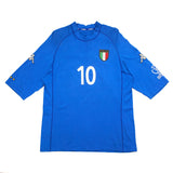 2002 Italy Totti #10 Home Shirt (XXL) Kappa