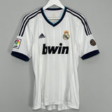 Shop 2012/13 REAL MADRID RONALDO #7 HOME SHIRT (M) ADIDAS, classic football shirts, vintage football shirts & retro soccer jerseys at Cult Kits