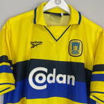 Shop 1998/00 BRONDBY HOME SHIRT (XL) REEBOK, classic football shirts, vintage football shirts & retro soccer jerseys at Cult Kits