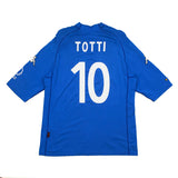 2002 Italy Totti #10 Home Shirt (XXL) Kappa