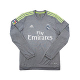 2015/16 Real Madrid Ronaldo #7 L/S Away Shirt (S) Adidas