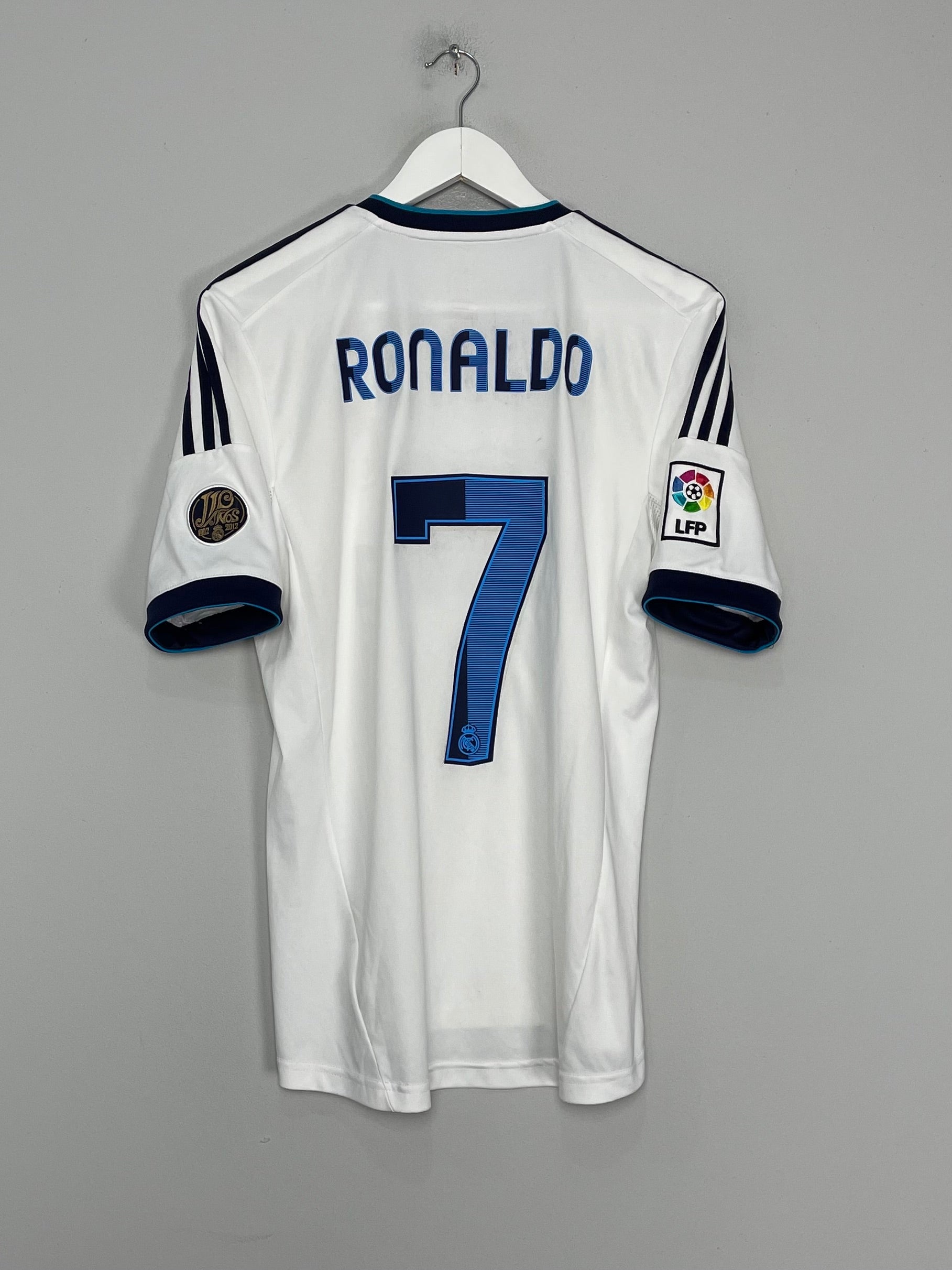 Shop 2012/13 REAL MADRID RONALDO #7 HOME SHIRT (M) ADIDAS, classic football shirts, vintage football shirts & retro soccer jerseys at Cult Kits