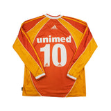 2002 Fluminense #10 L/S Third Shirt (M) Adidas