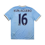 2013/14 Manchester City Aguero #16 Home Shirt (M) Nike