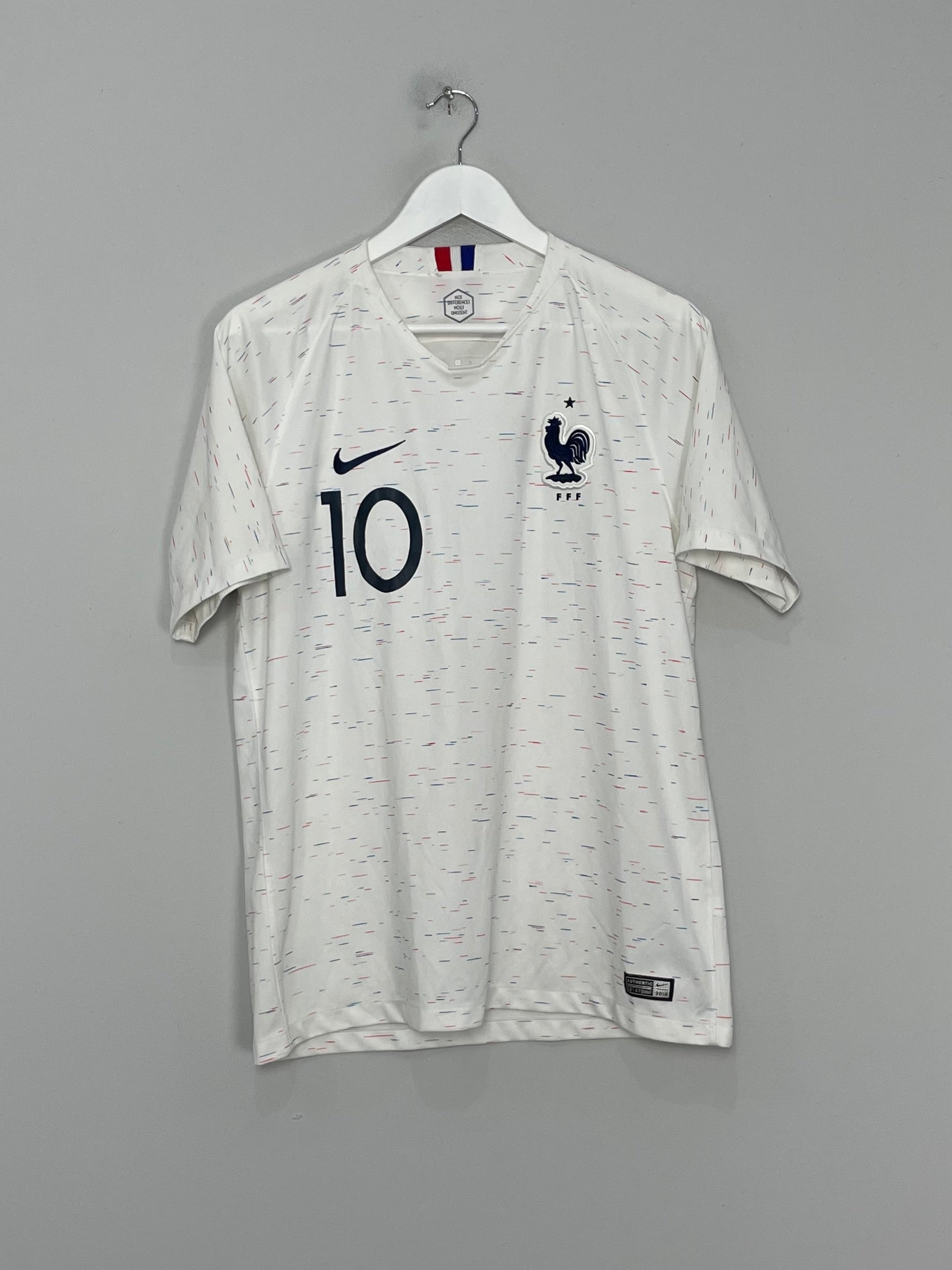 Shop 2018/19 FRANCE MBAPPE #10 AWAY SHIRT (L) NIKE, classic football shirts, vintage football shirts & retro soccer jerseys at Cult Kits