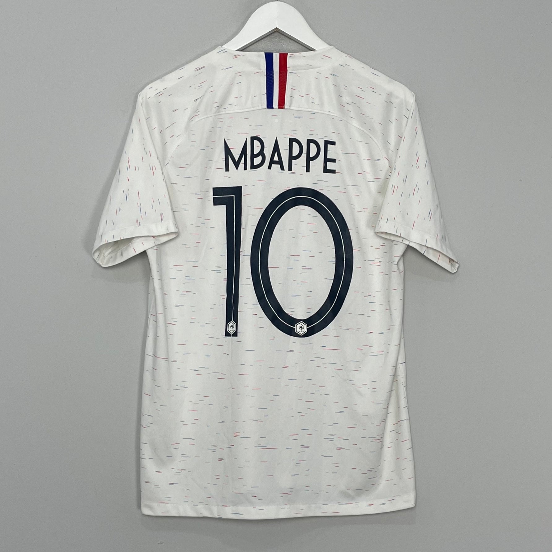 Shop 2018/19 FRANCE MBAPPE #10 AWAY SHIRT (L) NIKE, classic football shirts, vintage football shirts & retro soccer jerseys at Cult Kits