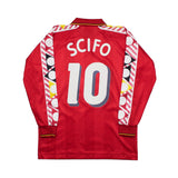 1994/96 Belgium Scifo #10 L/S Home Shirt (M) Diadora