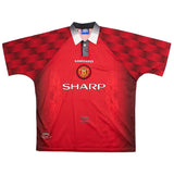 1996/98 Manchester United Cantona #7 Home Shirt (XXL) Umbro