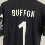 Shop 2002/03 ITALY BUFFON #1 GK SHIRT (M) KAPPA, classic football shirts, vintage football shirts & retro soccer jerseys at Cult Kits