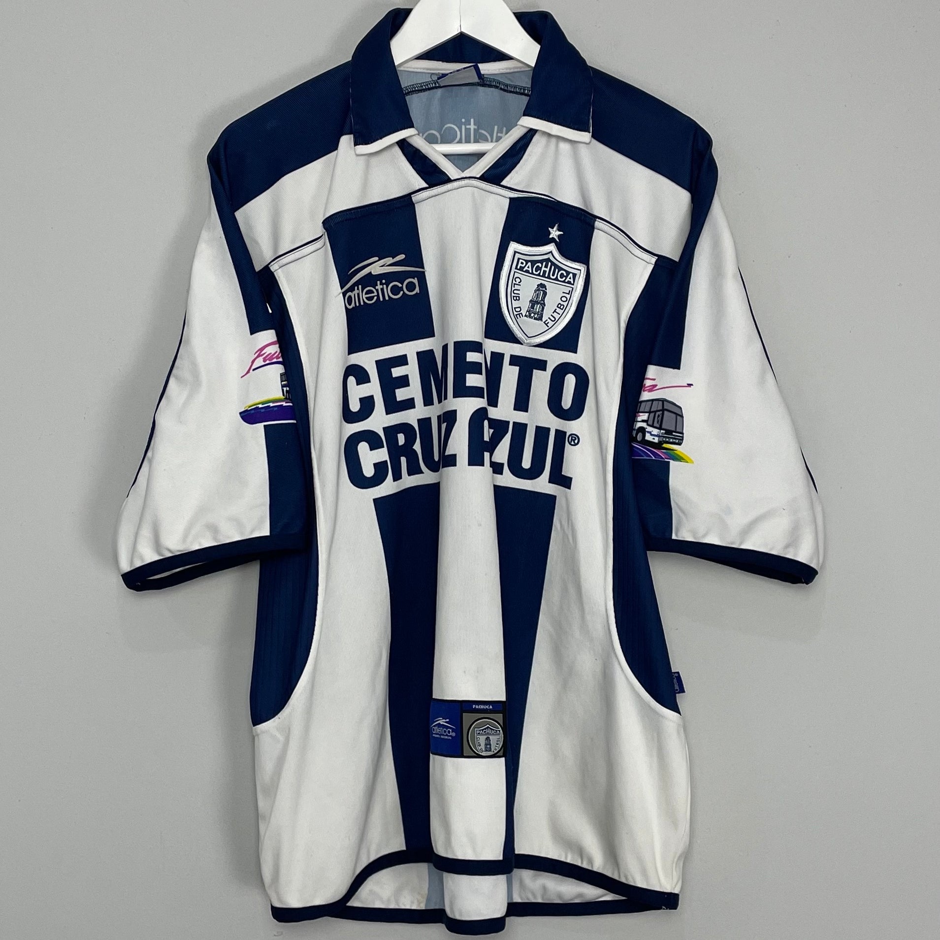 Shop 2000/01 PACHUCA HOME SHIRT (XL) ATLETICA, classic football shirts, vintage football shirts & retro soccer jerseys at Cult Kits