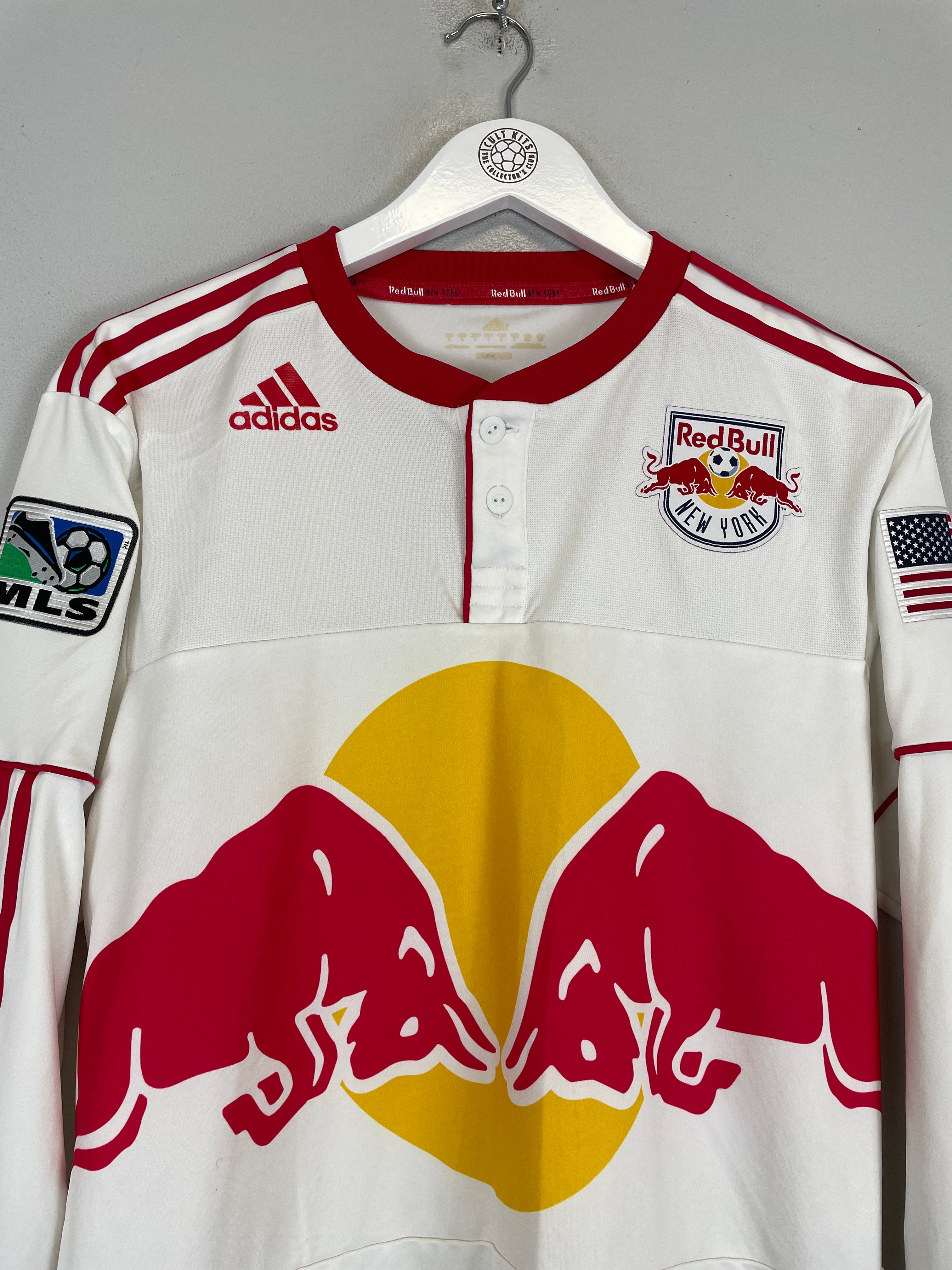Shop 2010/11 NEW YORK RED BULLS HENRY #14 *PLAYER ISSUE* L/S HOME SHIRT (L) ADIDAS, classic football shirts, vintage football shirts & retro soccer jerseys at Cult Kits