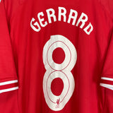 Shop 2013/14 LIVERPOOL GERRARD #8 HOME SHIRT (XXXL) WARRIOR, classic football shirts, vintage football shirts & retro soccer jerseys at Cult Kits