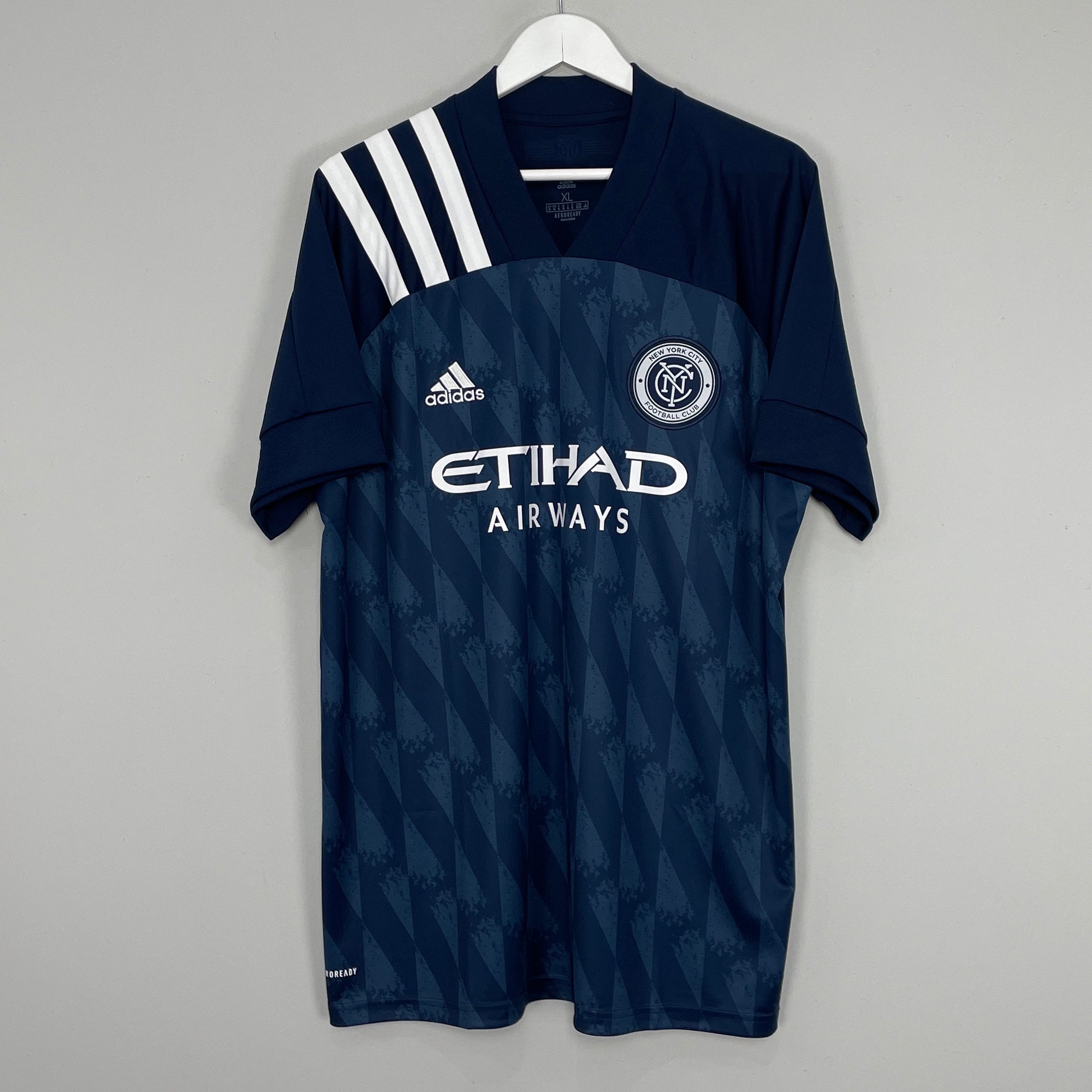 Shop 2020/21 NEW YORK CITY AWAY SHIRT (XL) ADIDAS, classic football shirts, vintage football shirts & retro soccer jerseys at Cult Kits