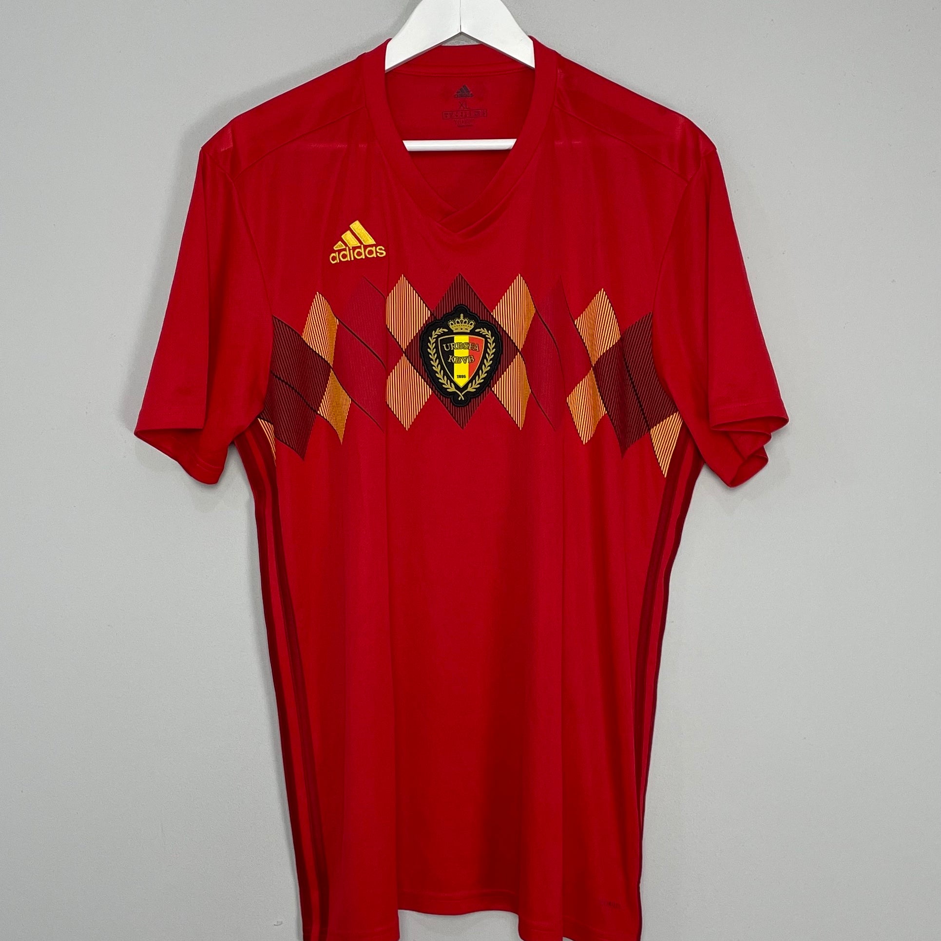 Shop 2018/19 BELGIUM HOME SHIRT (XL) ADIDAS, classic football shirts, vintage football shirts & retro soccer jerseys at Cult Kits
