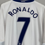 2008/10 MANCHESTER UNITED RONALDO #7 AWAY SHIRT (XXXL) NIKE