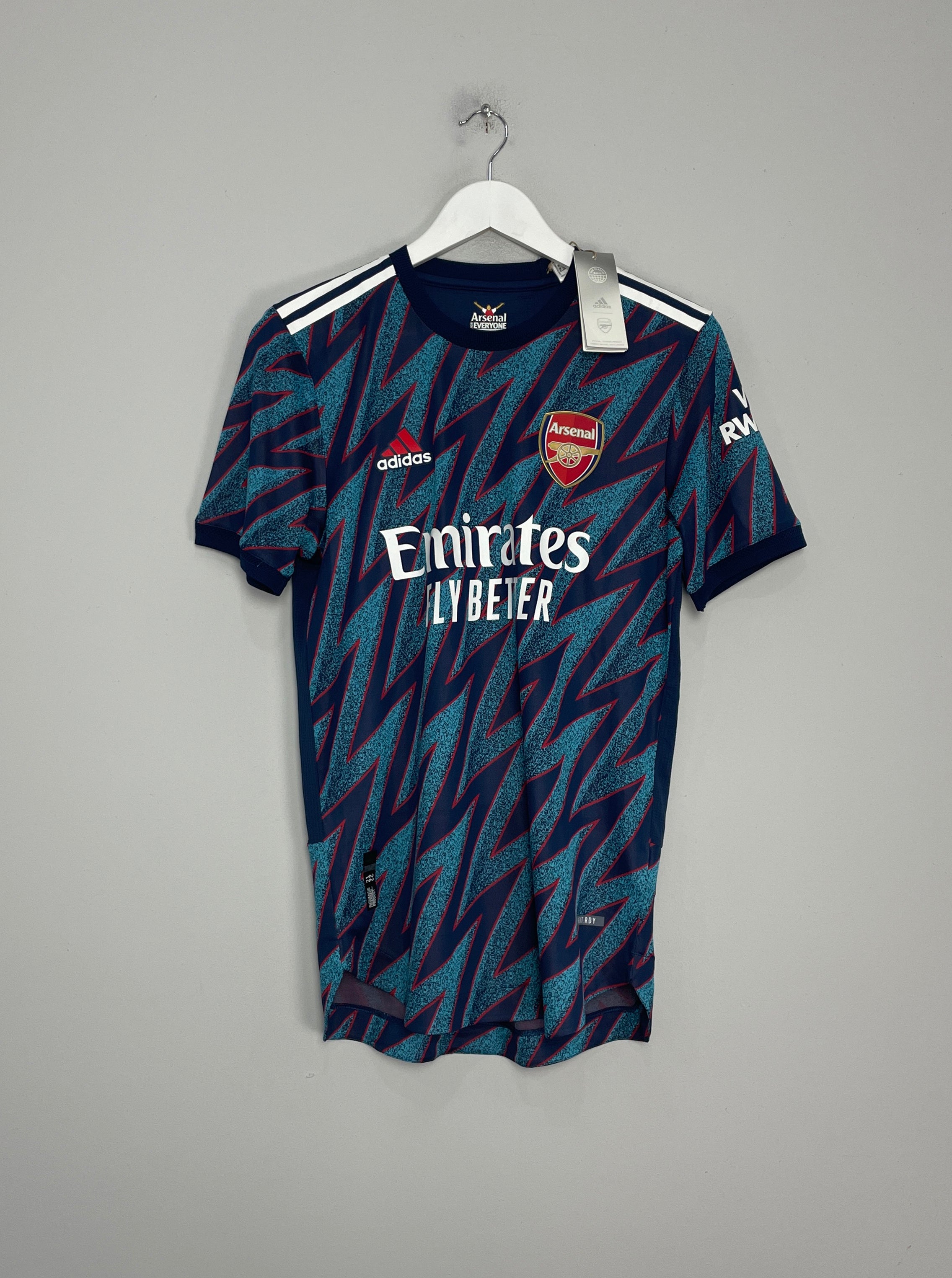 Shop 2021/22 ARSENAL SAKA #7 *BNWT* PLAYER ISSUE THIRD SHIRT (S) ADIDAS, classic football shirts, vintage football shirts & retro soccer jerseys at Cult Kits