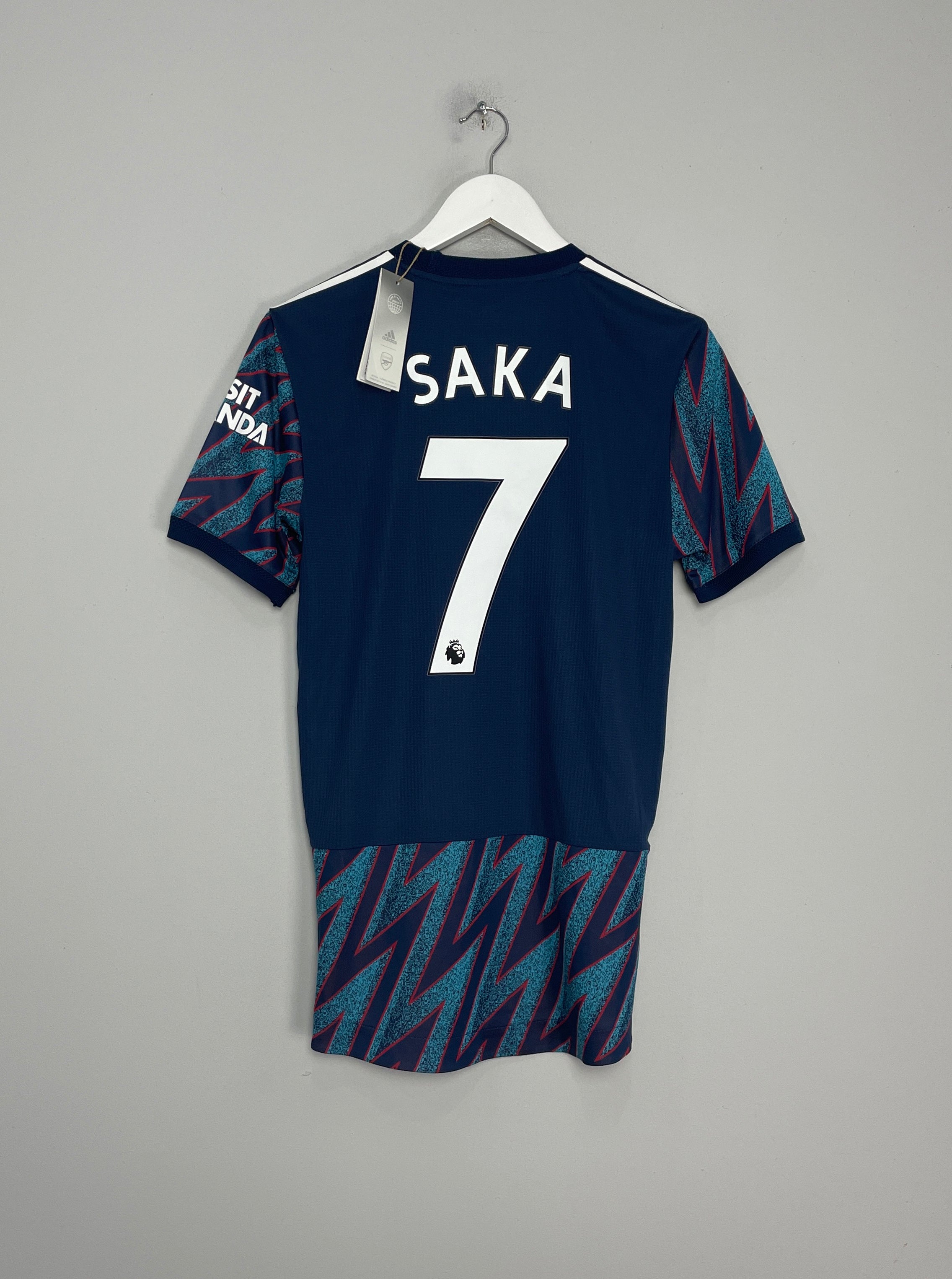 Shop 2021/22 ARSENAL SAKA #7 *BNWT* PLAYER ISSUE THIRD SHIRT (S) ADIDAS, classic football shirts, vintage football shirts & retro soccer jerseys at Cult Kits