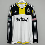 Shop 2012/14 COLOMBUS CREW *PLAYER ISSUE* L/S HOME SHIRT (XL) ADIDAS, classic football shirts, vintage football shirts & retro soccer jerseys at Cult Kits