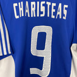 Shop 2004/06 GREECE CHARISTEAS #9 HOME SHIRT (L) ADIDAS, classic football shirts, vintage football shirts & retro soccer jerseys at Cult Kits