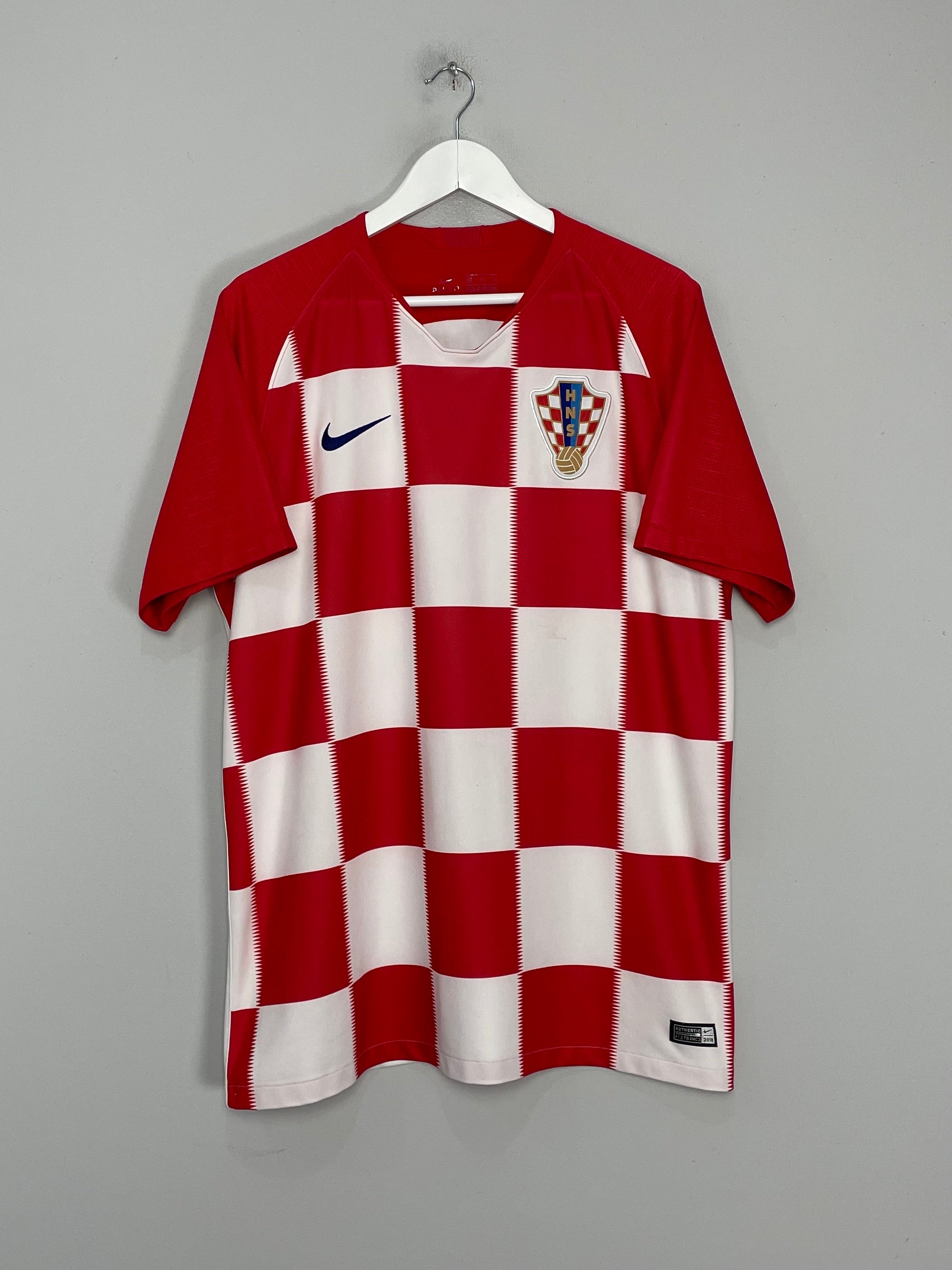Shop 2018/19 CROATIA HOME SHIRT (XL) NIKE, classic football shirts, vintage football shirts & retro soccer jerseys at Cult Kits