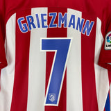 Shop 2016/17 ATLETICO MADRID GRIEZMANN #7 HOME SHIRT (M) NIKE, classic football shirts, vintage football shirts & retro soccer jerseys at Cult Kits