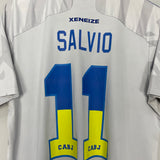 Shop 2021/22 BOCA JUNIORS SALVIO #11 AWAY SHIRT (L) ADIDAS, classic football shirts, vintage football shirts & retro soccer jerseys at Cult Kits