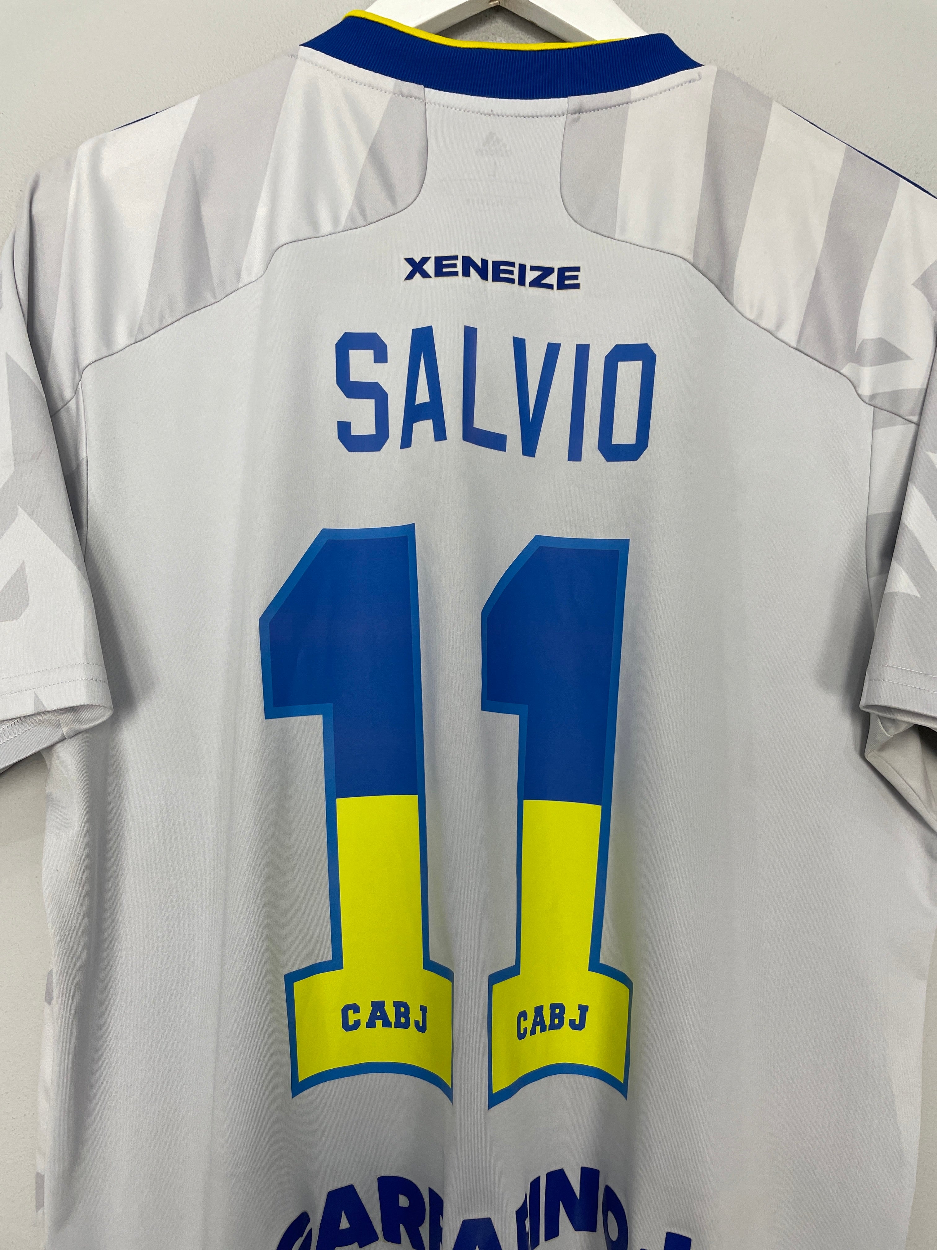 Shop 2021/22 BOCA JUNIORS SALVIO #11 AWAY SHIRT (L) ADIDAS, classic football shirts, vintage football shirts & retro soccer jerseys at Cult Kits