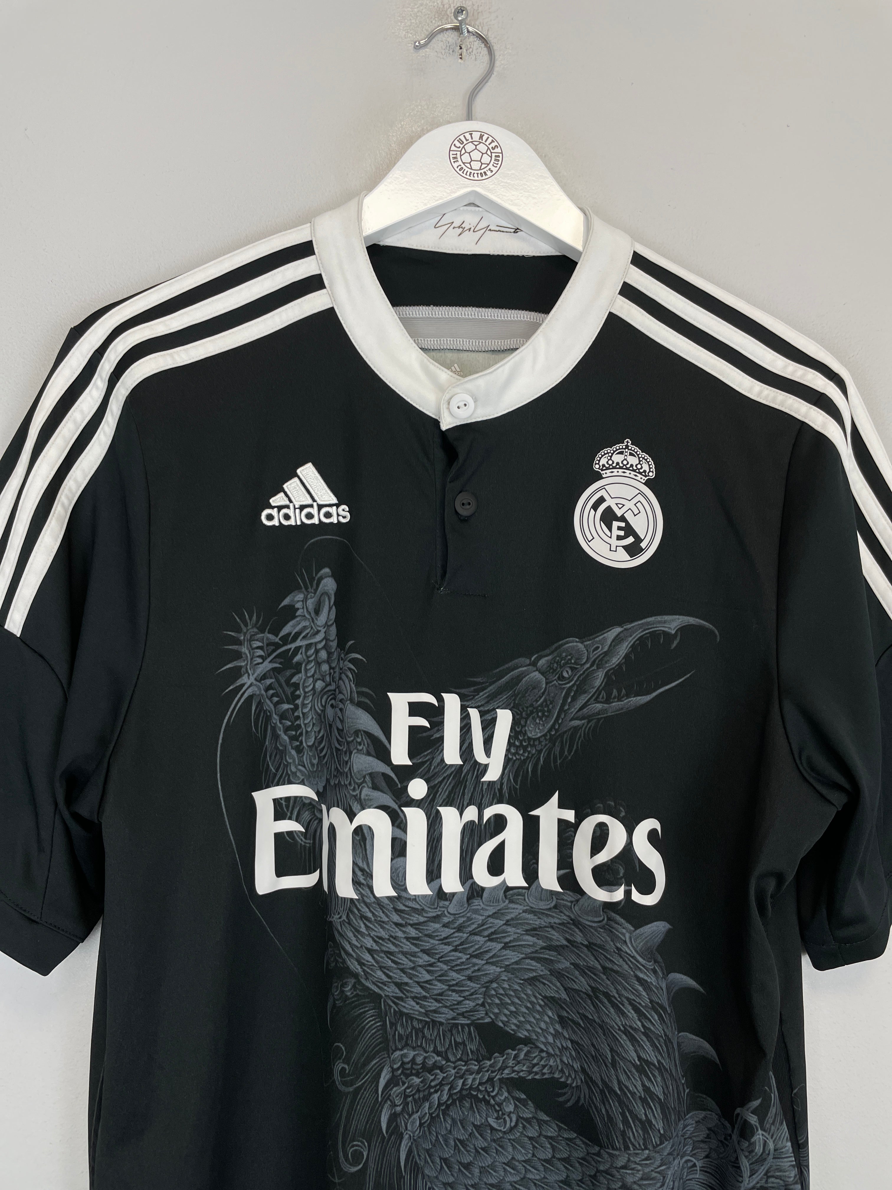 Shop 2014/15 REAL MADRID AWAY SHIRT (L) ADIDAS, classic football shirts, vintage football shirts & retro soccer jerseys at Cult Kits