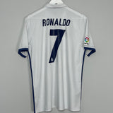 2016/17 REAL MADRID RONALDO #7 HOME SHIRT (L) ADIDAS