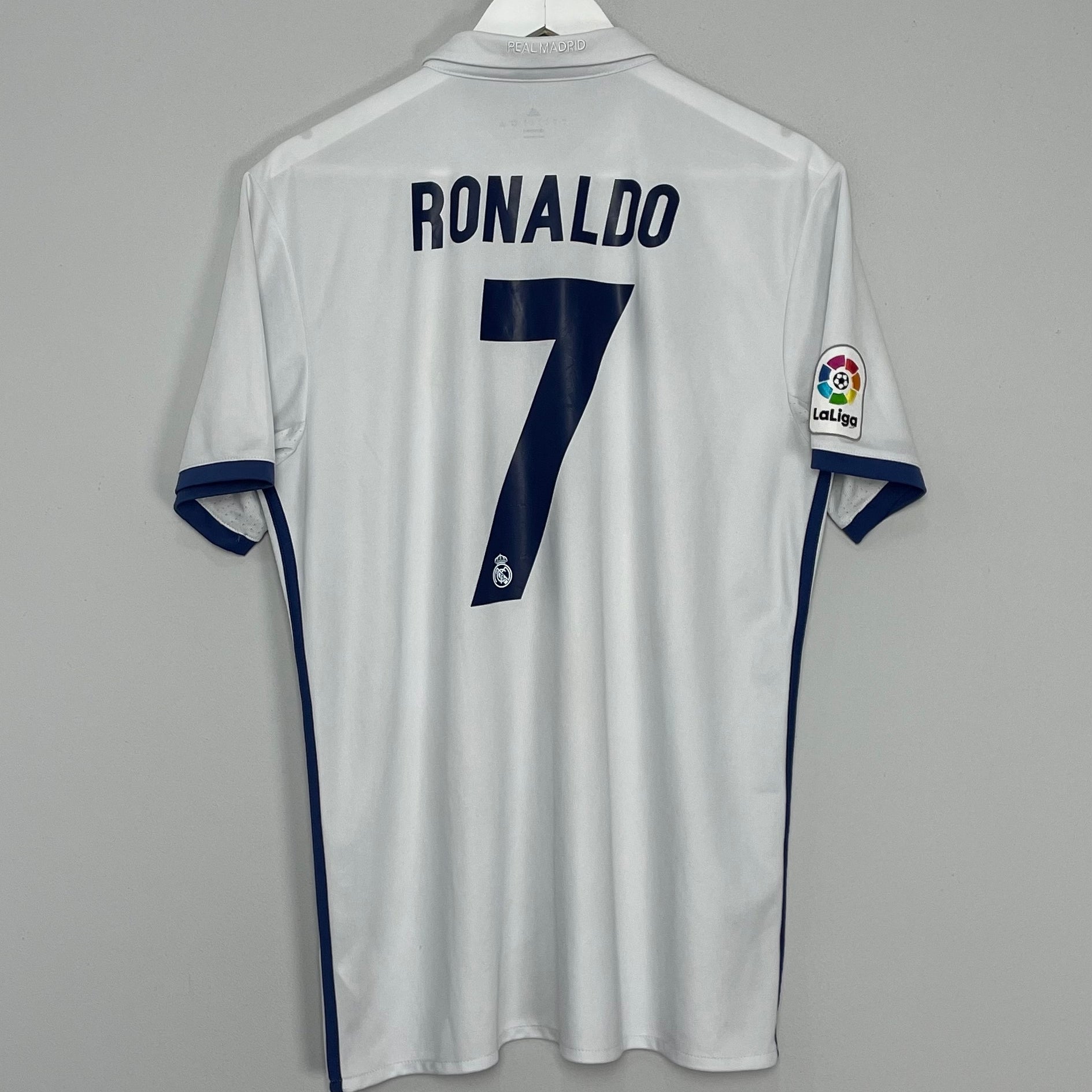 Shop 2016/17 REAL MADRID RONALDO #7 HOME SHIRT (L) ADIDAS, classic football shirts, vintage football shirts & retro soccer jerseys at Cult Kits
