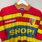 Shop 1997/98 RC LENS HOME SHIRT (L) UMBRO, classic football shirts, vintage football shirts & retro soccer jerseys at Cult Kits