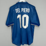 Shop 1997/98 ITALY DEL PIERO #10 HOME SHIRT (L) NIKE, classic football shirts, vintage football shirts & retro soccer jerseys at Cult Kits