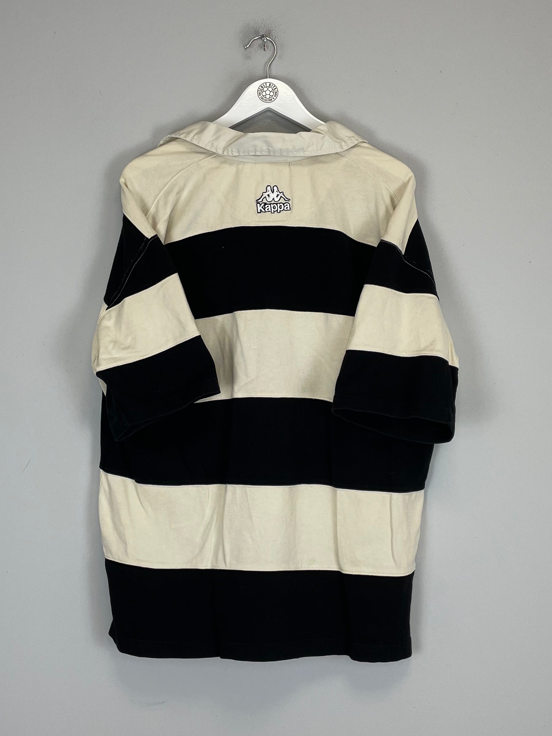 Shop 1997/98 JUVENTUS RUGBY POLO SHIRT (XL) KAPPA, classic football shirts, vintage football shirts & retro soccer jerseys at Cult Kits