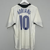 2005/06 INTER MILAN ADRIANO #10 AWAY SHIRT (L) NIKE