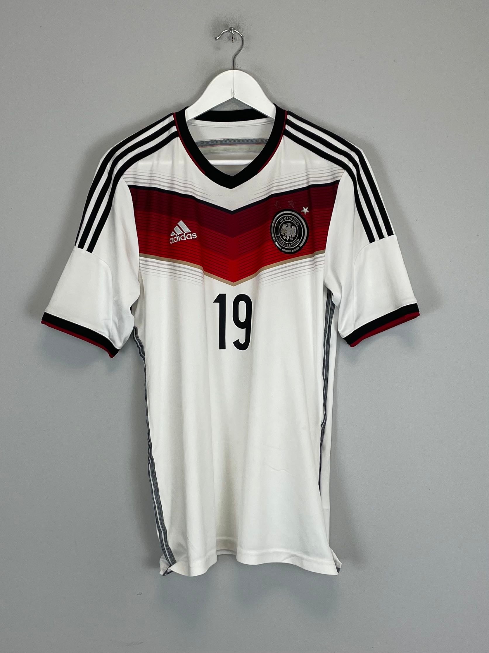 Shop 2014/15 GERMANY GOTZE #19 HOME SHIRT (S) ADIDAS, classic football shirts, vintage football shirts & retro soccer jerseys at Cult Kits