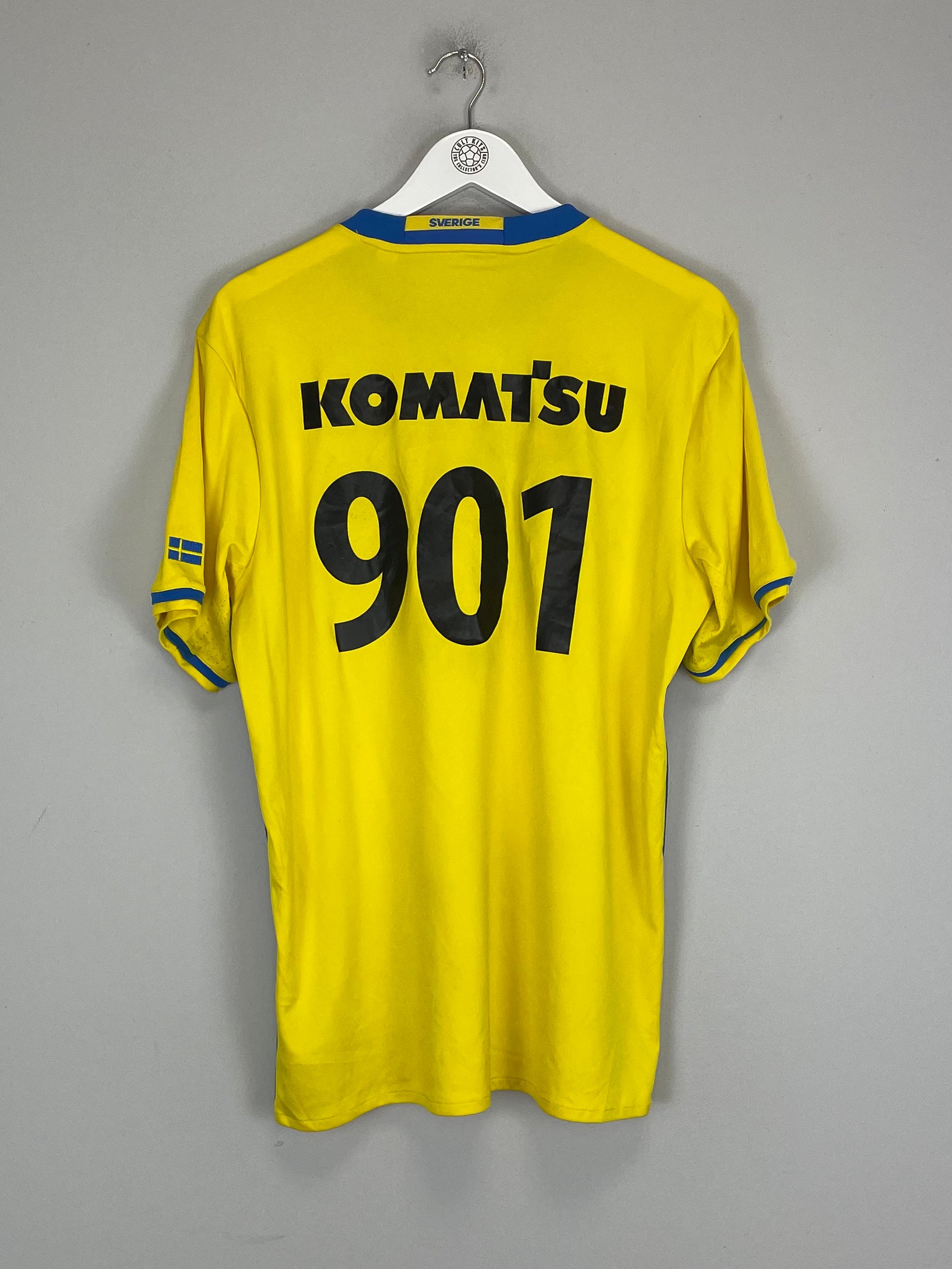 Shop 2016/17 SWEDEN HOME SHIRT (L) ADIDAS, classic football shirts, vintage football shirts & retro soccer jerseys at Cult Kits