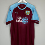 Shop 2018/19 BURNLEY CHAMBERS #3 HOME SHIRT (XL) PUMA, classic football shirts, vintage football shirts & retro soccer jerseys at Cult Kits