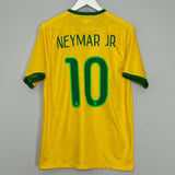 Shop 2014/15 BRAZIL NEYMAR JR #10 HOME SHIRT (L) NIKE, classic football shirts, vintage football shirts & retro soccer jerseys at Cult Kits