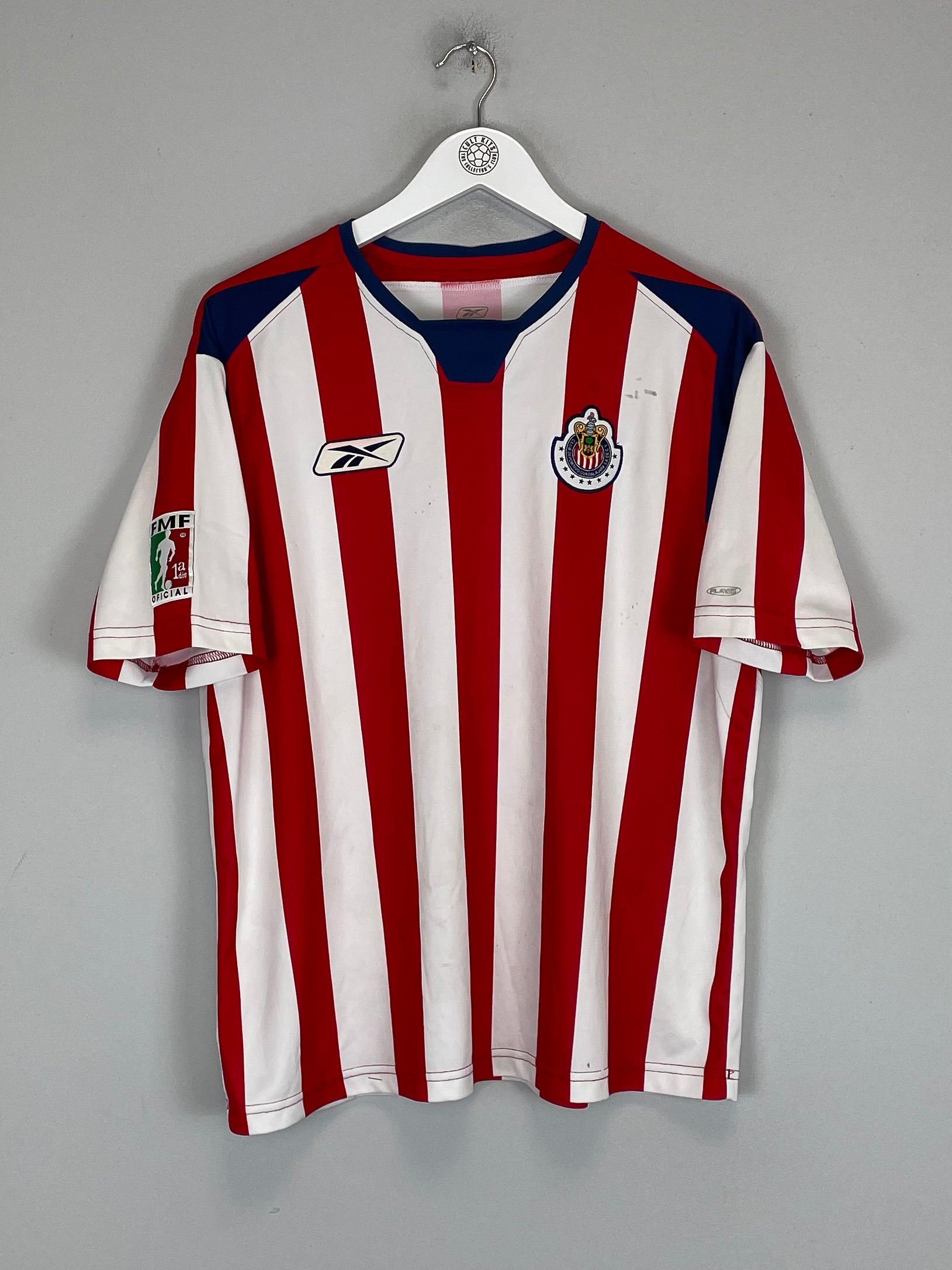 Shop 2004/05 CHIVAS GUADALAJARA BOFO #7 HOME SHIRT (M) REEBOK, classic football shirts, vintage football shirts & retro soccer jerseys at Cult Kits