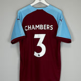 Shop 2018/19 BURNLEY CHAMBERS #3 HOME SHIRT (XL) PUMA, classic football shirts, vintage football shirts & retro soccer jerseys at Cult Kits
