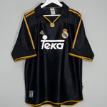 Shop 1999/01 REAL MADRID AWAY SHIRT (XXL) ADIDAS, classic football shirts, vintage football shirts & retro soccer jerseys at Cult Kits