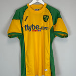 Shop 2006/08 NORWICH CITY HOME SHIRT (M) XARA, classic football shirts, vintage football shirts & retro soccer jerseys at Cult Kits