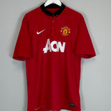 Shop 2013/14 MANCHESTER UNITED ROONEY #10 HOME SHIRT (XL) NIKE, classic football shirts, vintage football shirts & retro soccer jerseys at Cult Kits