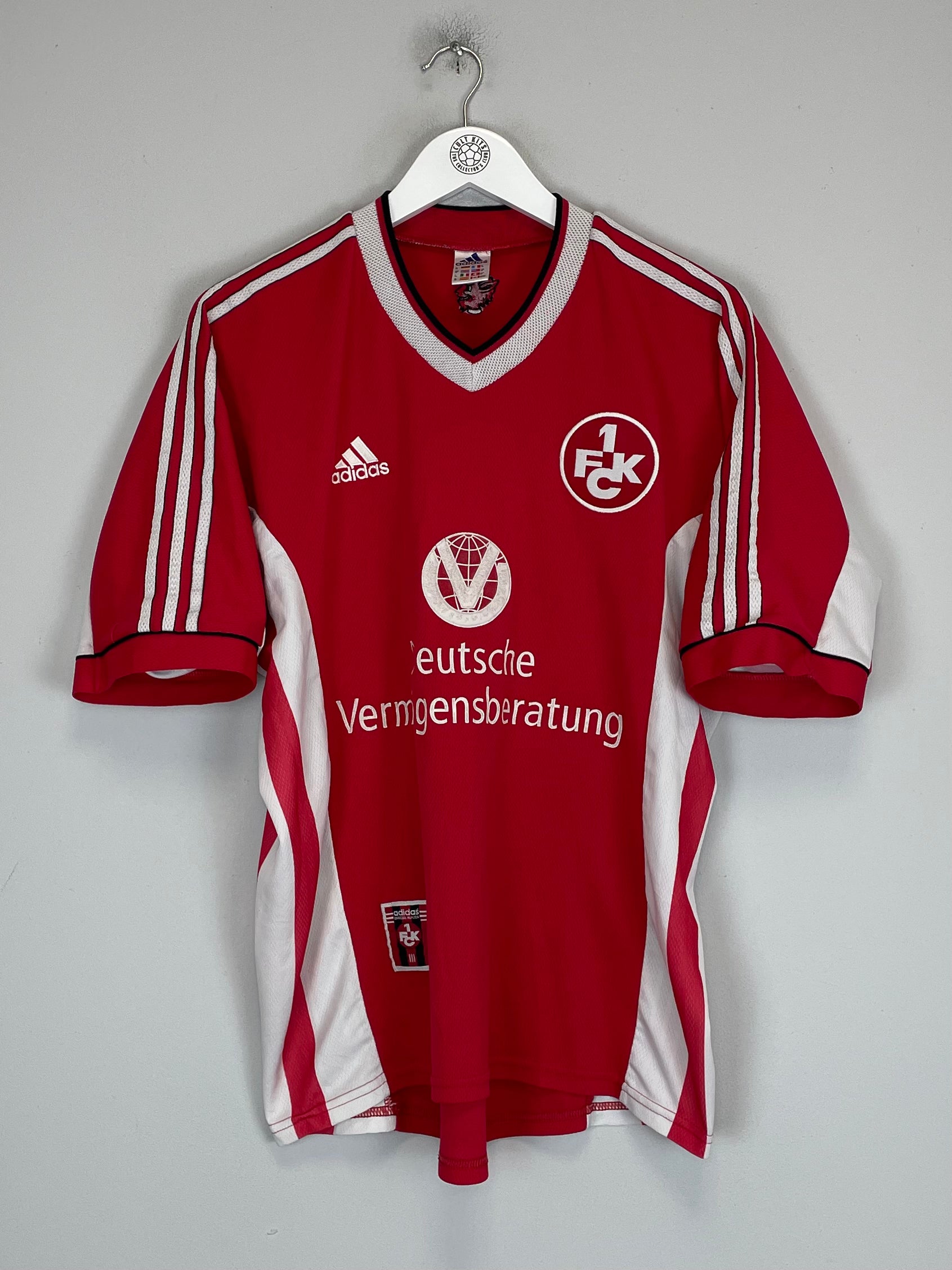 Shop 1998/99 KAISERSLAUTERN HOME SHIRT (M) ADIDAS, classic football shirts, vintage football shirts & retro soccer jerseys at Cult Kits